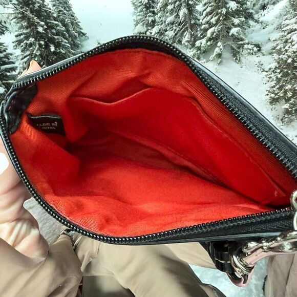 Coach Classic Black Wristlet / EUC - Picture 6 of 6